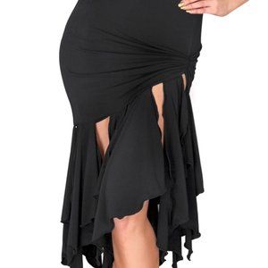 RED DSI Karina Latin Dance Skirt 3260